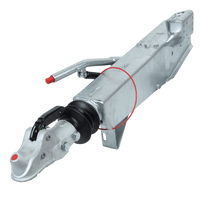 AL-KO 2.8VB1 ráfutószerkezet AK351 vonóhoroggal 3500 kg-os pótkocsihoz, négyszögletes vonórúddal