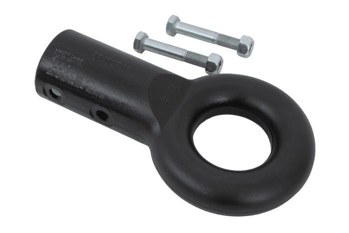 KNOTT KK7937S vonószem 3500 kg-os pótkocsihoz, 60 mm-es csővonórúddal, új típus