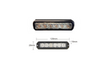 KAMAR LW0032-ALR-1 LED figyelmeztető lámpa, 3 villogó móddal