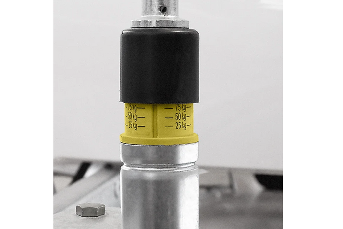 ProPlus 341510 nyomókerék 150kg 48mm 800-1040mm skálával
