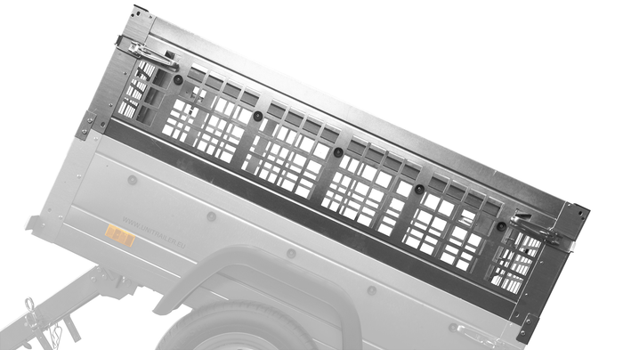 Hálós oldalak az UNITRAILER GARDEN TRAILER 150 KIPP pótkocsihoz