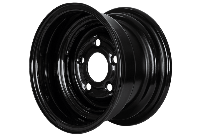 Acélfelni UNITRAILER pótkocsihoz, fekete, 6Jx10"H2, 5x112 ET:-4