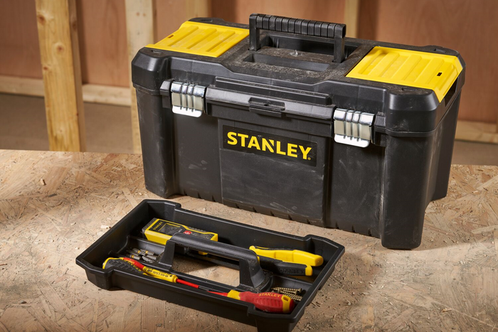 STANLEY ESSENTIAL STST1-75521 szerszámosláda 480x250x250mm 16.8l