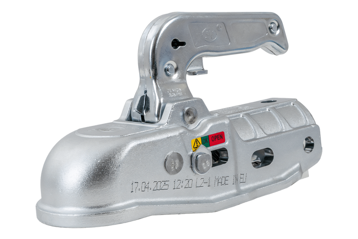 STEELPRESS BC-3000C-00-00+Z2 gömbfejes vonóhorog 3000 kg-os pótkocsihoz, 35-50 mm-es csővonórúddal, öntöttvas