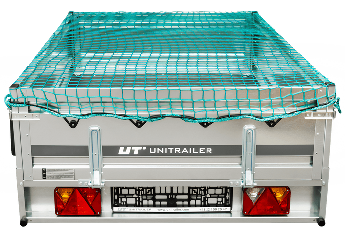 Szállítóháló UNITRAILER pótkocsihoz, a pótkocsi rakományának rögzítésére 150x270cm