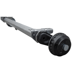 AL-KO COMPACT fékező tengely pótkocsihoz/szállítóhoz 1350kg 1450mm 1900mm 5x112