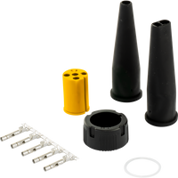 ASPOCK csatlakozó pótkocsi hátsó lámpáihoz bajonettzáras, 5 tűs anya