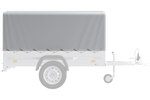 Váztakaró h-800 UNITRAILER ponyva pótkocsihoz 200x106cm GARDEN 200 KIPP