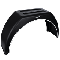 Utánfutó sárvédő 14-17" DOMAR DK3110 lapos kerékív 870/260mm