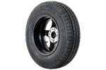 Erősített pótkocsi kerék KENDA GUMIABRONCS 185/80 R14C 104/102N ALUMÍNIUM FELNI STARCO fekete 5.5Jx14"H2 5x112 ET:30