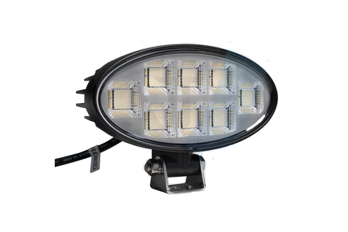 LED munkalámpa reflektor TT TECHNOLOGY FEKETE TT.13417 160xLED 8900lm ovális