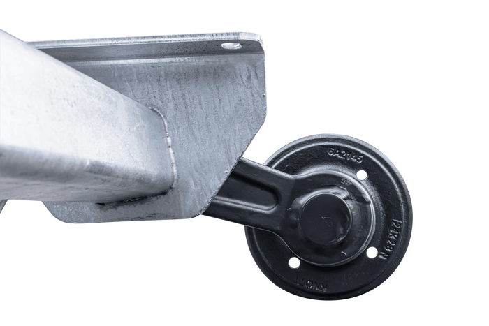 KNOTT VG7-L fékezetlen pótkocsi tengely 750kg 1607mm 2027mm 4x100