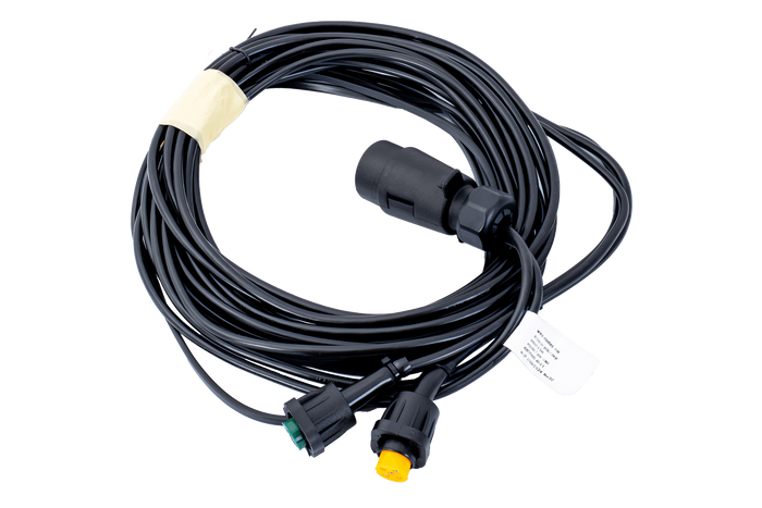 Lámpakészlet: DOBPLAST DPT35 hátsó lámpák + ASPÖCK FLEXIPOINT I oldalsó helyzetjelző lámpák + MANTES 4,5 m-es 7 tűs kábelköteg