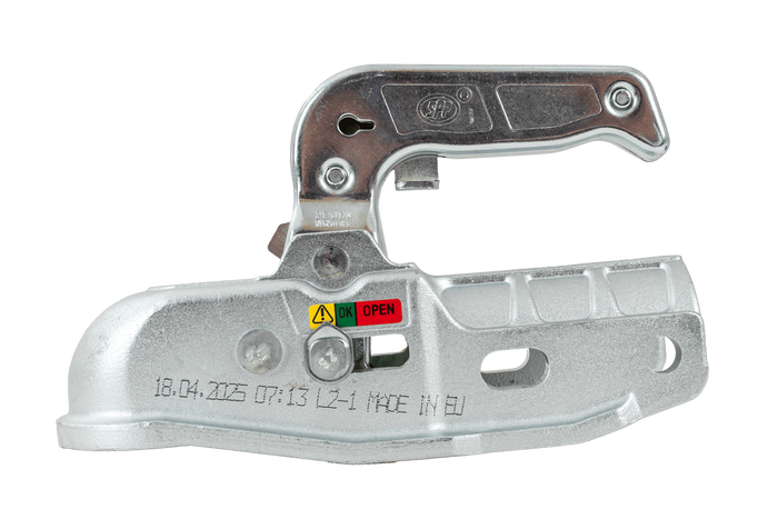STEELPRESS BC-3000C-00-00 gömbfejes vonóhorog 3000 kg-os pótkocsihoz, 50 mm-es csővonórúddal, öntöttvas