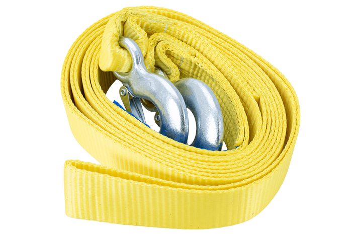 UNITRAILER vontatókötél horgokkal, vontatópánt 5m/50mm/6t sárga