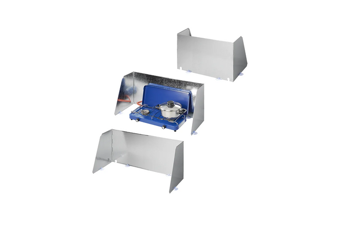 ProPlus 370340V03 Összecsukható szélvédő kempingfőzőkhöz, égőkhöz 37-70 cm