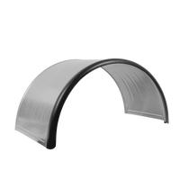 Dupla sárvédő pótkocsihoz 17.5-19.5" DOMAR DK7140 kerékív 1000/500mm fém gumi peremmel
