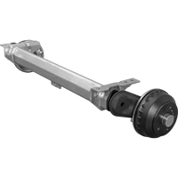 AL-KO COMPACT fékező tengely pótkocsihoz/szállítóhoz 1350kg 900mm 1300mm 5x112