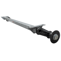 KNOTT VG7-L fékezetlen pótkocsi tengely 750kg 1505mm 1805mm 4x100