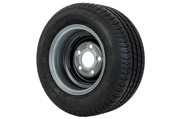 Megerősített pótkocsi kerék LINGLONG GUMIABRONCS 195/55 R10C 98/96N UNITRAILER FELNI 6Jx10"H2 5x112 ET:-4