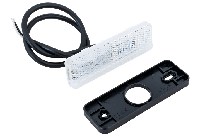 HORPOL LD 2434 LED-es helyzetjelző lámpa, univerzális, fehér, SLIM
