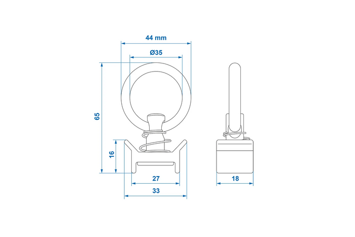 ProPlus 342164 egysínes teherrögzítő repülőgép-teherautókhoz