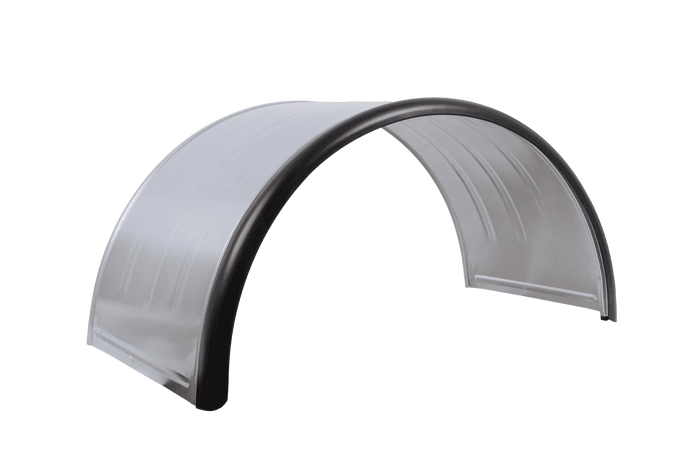 Dupla sárvédő pótkocsihoz 17.5-19.5" DOMAR DK7140 kerékív 1000/500mm fém gumi peremmel