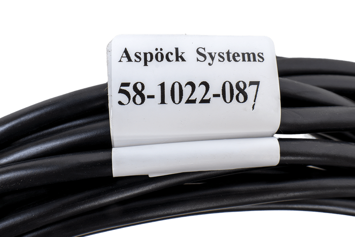 ASPÖCK 58-1022-087 elektromos szerelésű utánfutó kábelköteg 4,5 m 7 tűs bajonettzáras csatlakozó 2x5 tűs