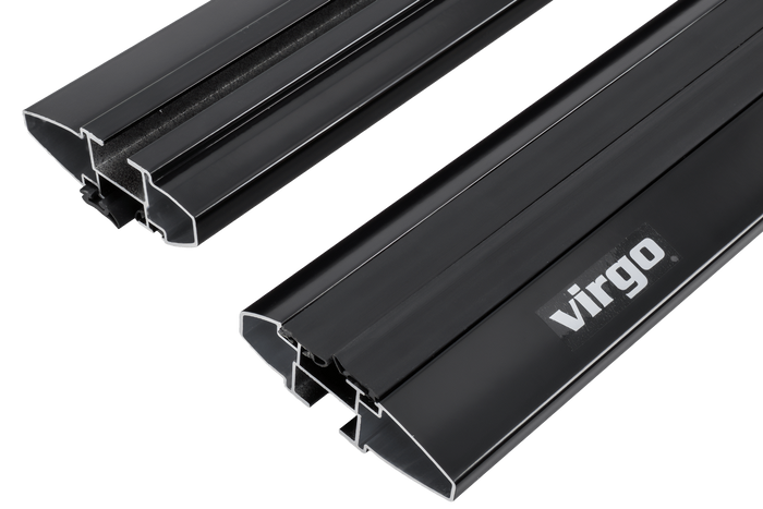 Inter Pack Virgo IR 110 (G2) tetőcsomagtartó integrált sínekkel (fekete)