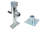 Kihúzható tartó UNITRAILER TJ5001+TJ5002A adapterrel 1300 kg-os platós pótkocsihoz 364-614 mm