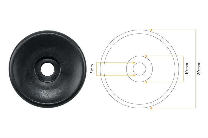 TULPLAST pótkocsi oldalsó görgők ponyvák, hálók és takarók rögzítéséhez, 22 darabos készlet