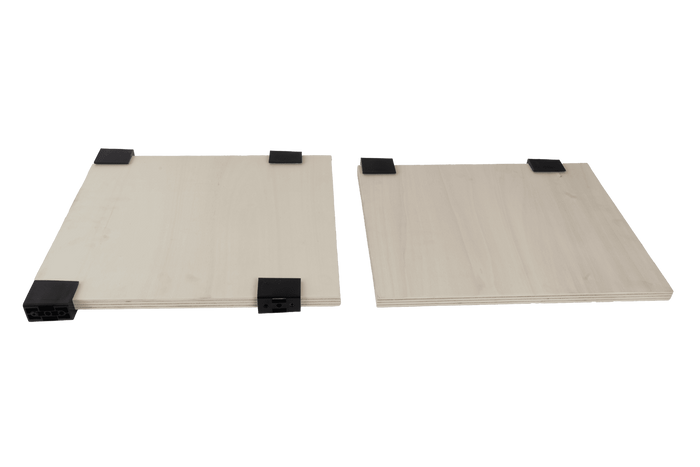 Két polcból álló készlet a DAKEN ARKA 81209 szerszámosládához, rekeszméret 430x380 mm és 430x340 mm
