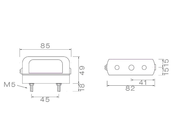 ASPOCK rendszámtábla-világítás