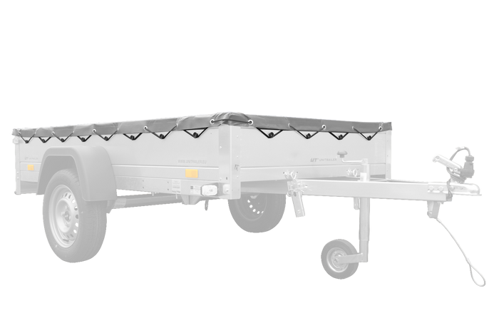 UNITRAILER lapos ponyva pótkocsihoz 230x125cm KERTI PÓTKOCSI 230 KIPP