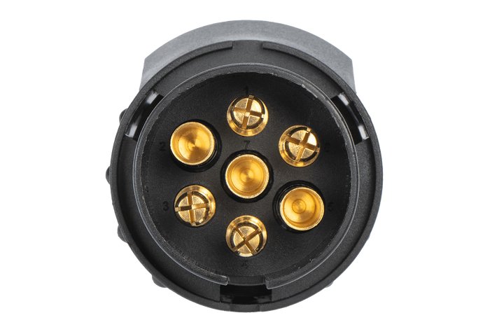 UNITRAILER adapter, vonóhorog-aljzat reduktor 7/13 tűs