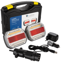 TT TECHNOLOGY TT.12018B-CAN LED hátsó lámpák 4 funkciós bal + jobb, vezeték nélküli, mágneses