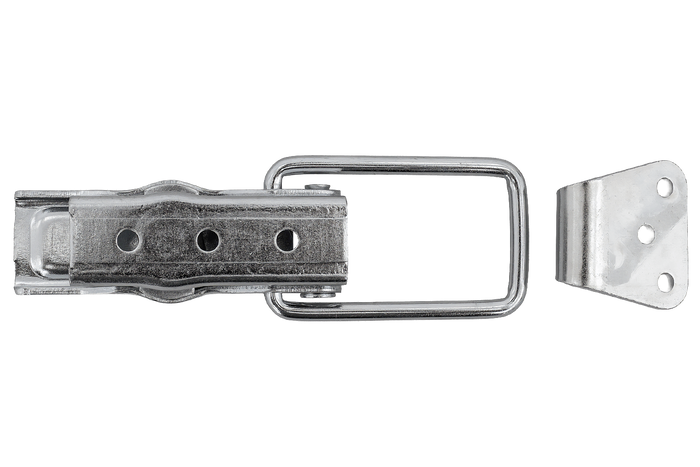 Oldalsó vonóhorog STEELPRESS ZB-13A+Z-11A rögzítővel, komplett pótkocsi oldalsó zár kulccsal