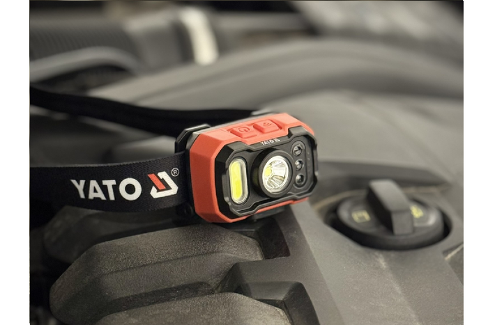 YATO YT-085942 LED fejlámpa mozgásérzékelővel 1000lm