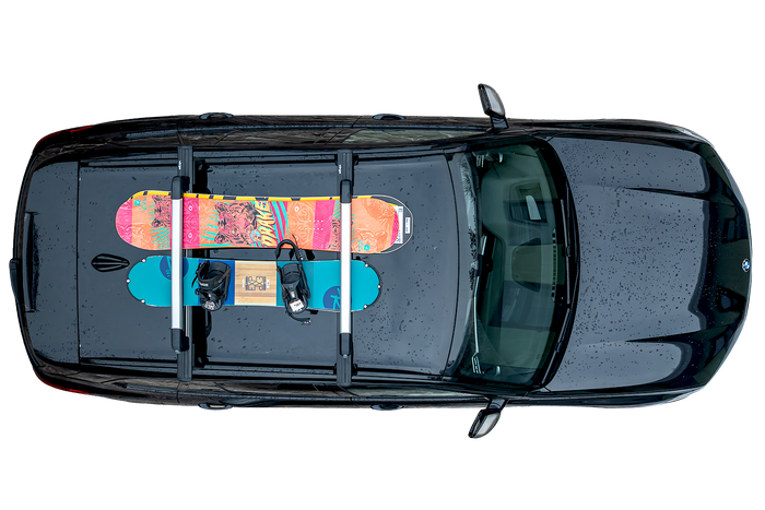 Inter Pack Frostline 6 - kihúzható alumínium síléctartó 6 pár síléchez vagy 4 snowboardhoz
