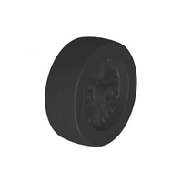 Pótkerék a KNOTT 6D7691.002 nyomókerékhez, műanyag, 210x75mm