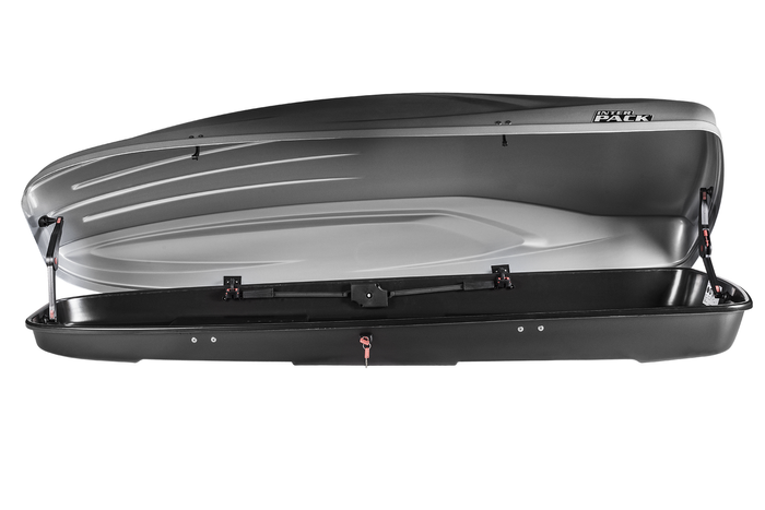 Inter Pack Stella 480 ezüst kevlár tetőbox (flexi fit G2)