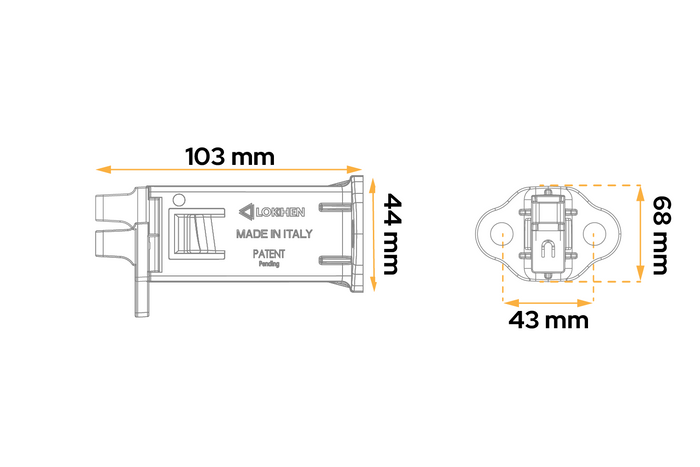 LOKHEN ORIGAMY összecsukható kerékék 46 h: 190 mm / fogantyúval együtt