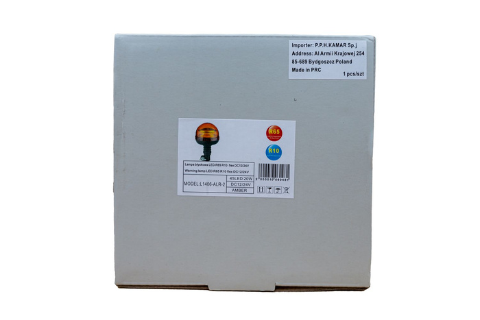 KAMAR L1406 LED villogó jelzőfény rugalmas szárral