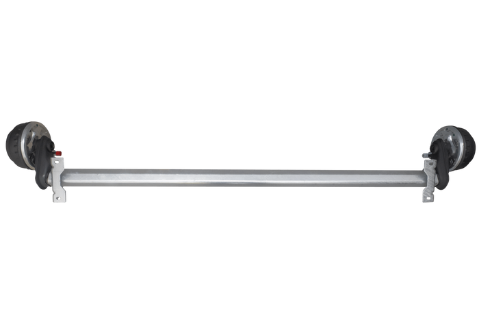 AL-KO COMPACT fékező tengely pótkocsihoz/szállítóhoz 1000kg 1685mm 2180mm 5x112