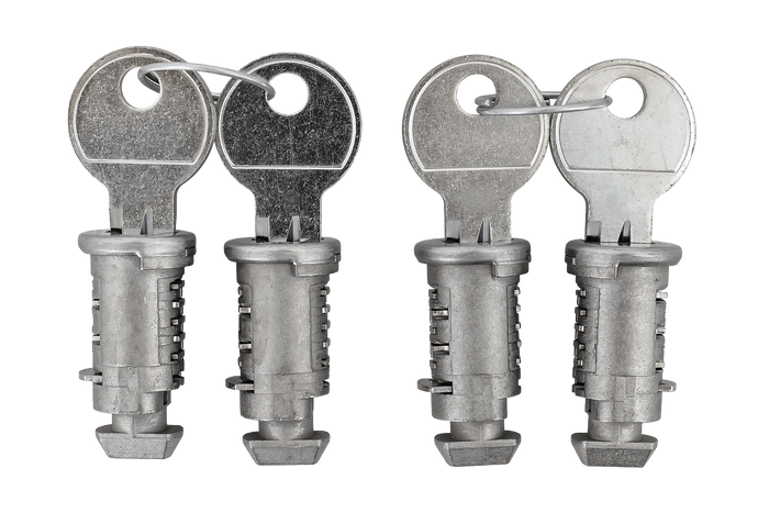 Univerzális zárak és kulcsok készlete (4 db)