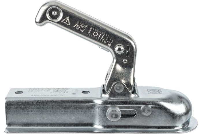 WINTERHOFF WW8-D40 gömbfejű vonóhorog 800 kg-os pótkocsihoz, 40 mm-es négyzet alakú vonórúddal