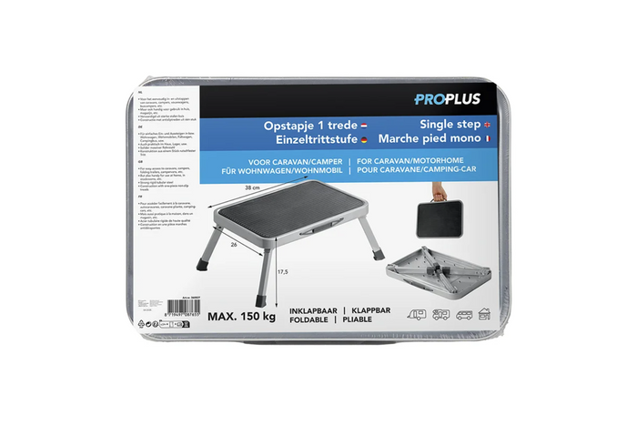 ProPlus 360827 utánfutó lépcsős összecsukható fellépőplatform 150kg