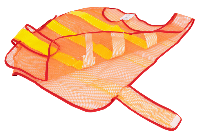 HERMON XXL narancssárga fényvisszaverő mellény oldalsó tépőzárral