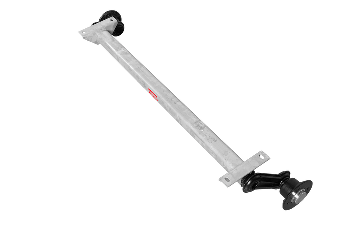 KNOTT VG7-L fékezetlen pótkocsi tengely 750kg 1130mm 1430mm 4x100