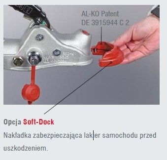 Biztonsági fedél AL-KO Soft Dock AK7/AK270/AK160 vonóhoroghoz